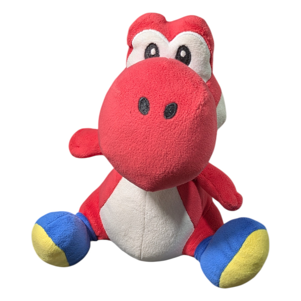 Red Yoshi - Plush Toy - from Super Mario Series - Plushie Stuffed Animal
